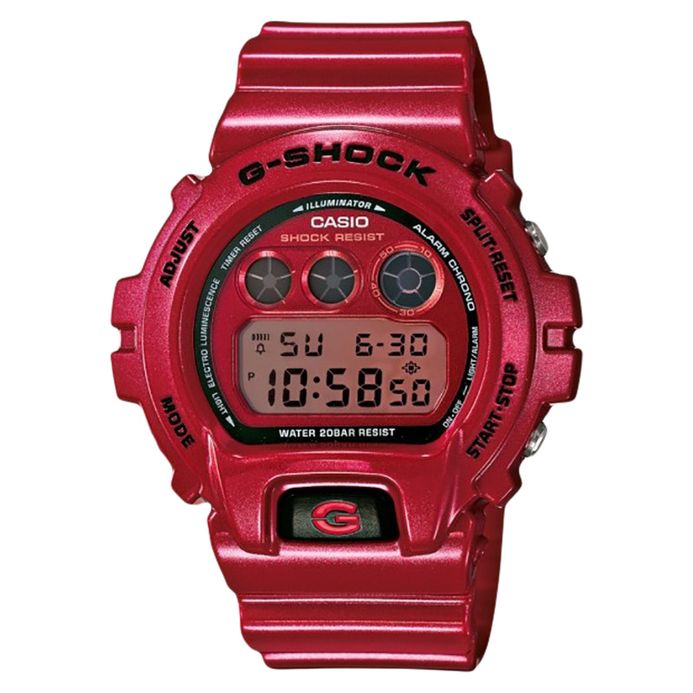 CASIO g-shock Gショック DW-6900MF レッド メタリック 腕時計