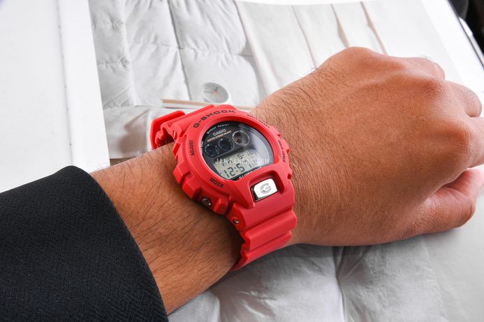 Dw 6900 G Shock All Red Casio G-Shock DW-6900 Red Alamanda Floral