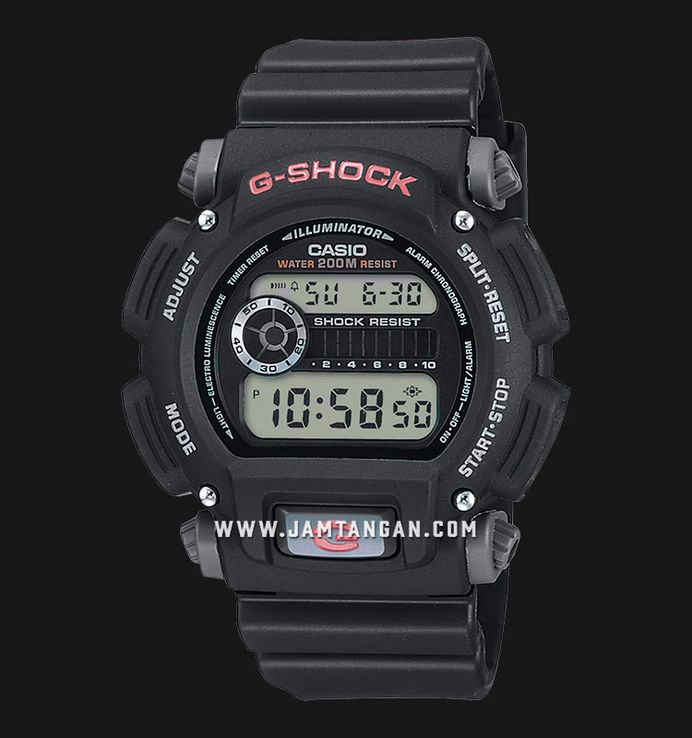 Casio G-Shock DW-9052-1VDR Digital Dial Black Resin Band