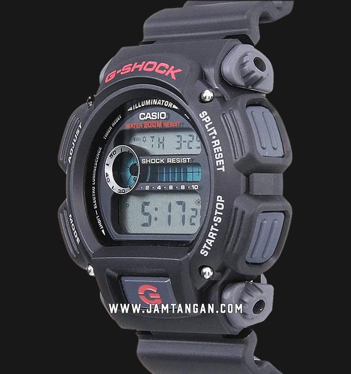 Casio G-Shock DW-9052-1VDR Digital Dial Black Resin Band