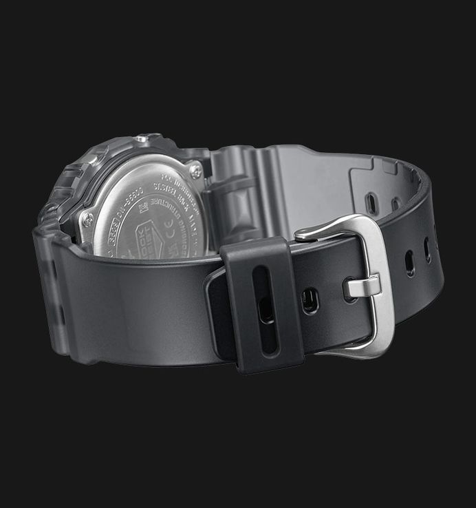 Casio G-Shock DW-B5600G-1DR Digital Dial Black Transparent Resin Band