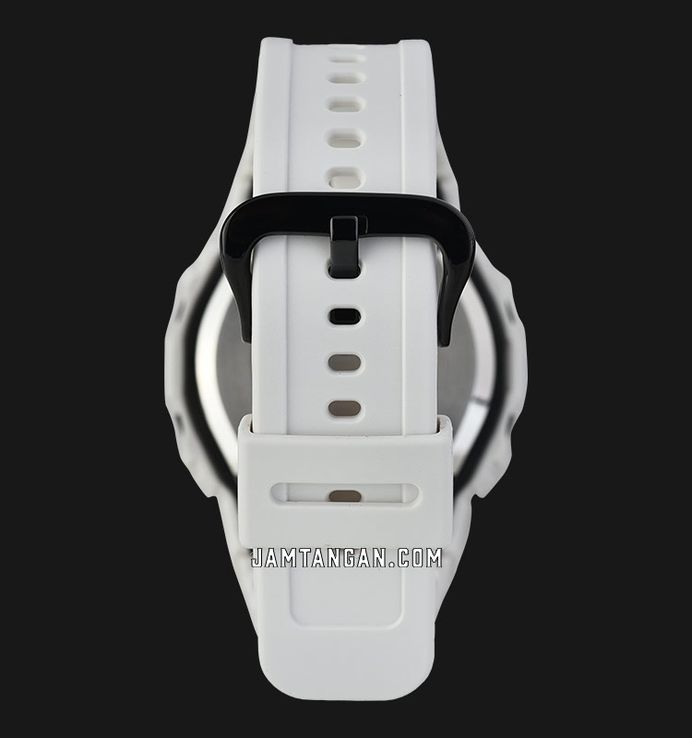 Casio G-Shock DW-H5600-7DR Smartwatch G-Squad Heart Monitor Digital Dial White Resin Band
