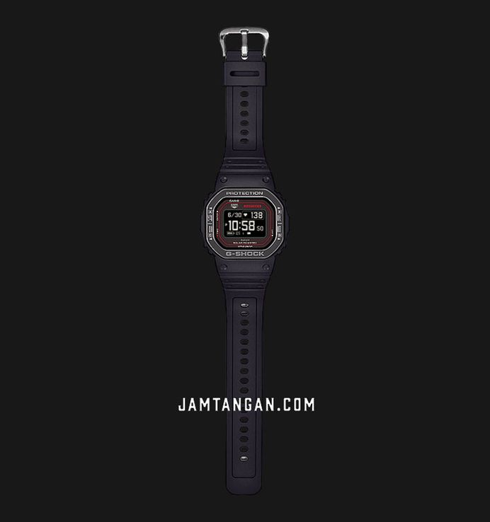 Casio G-Shock DW-H5600MB-1A4JR Smartwatch G-Squad Heart Monitor Digital Dial Black Resin Band (JDM)