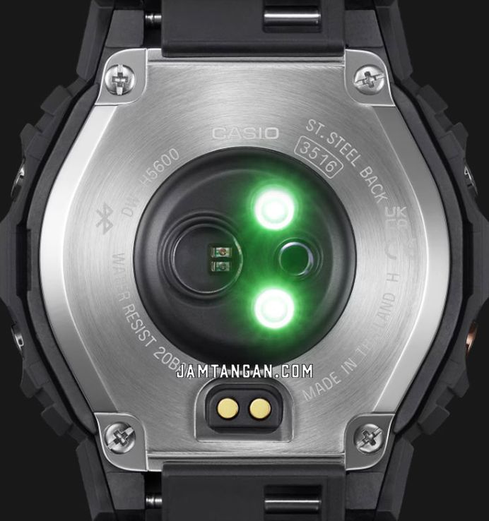 Casio G-Shock DW-H5600MB-1A4JR Smartwatch G-Squad Heart Monitor Digital Dial Black Resin Band (JDM)