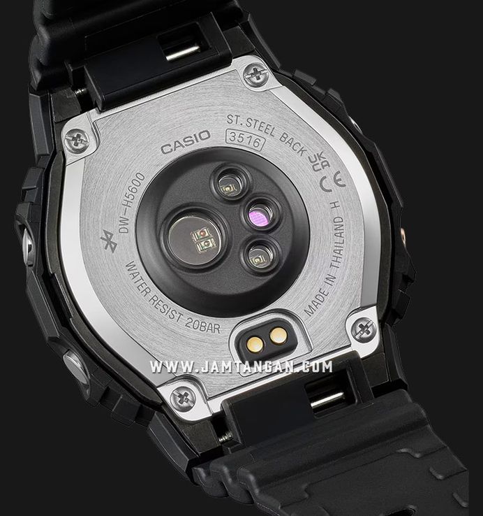 Casio G-Shock DW-H5600MB-1DR Smartwatch G-Squad Heart Monitor Digital Dial Black Resin Band