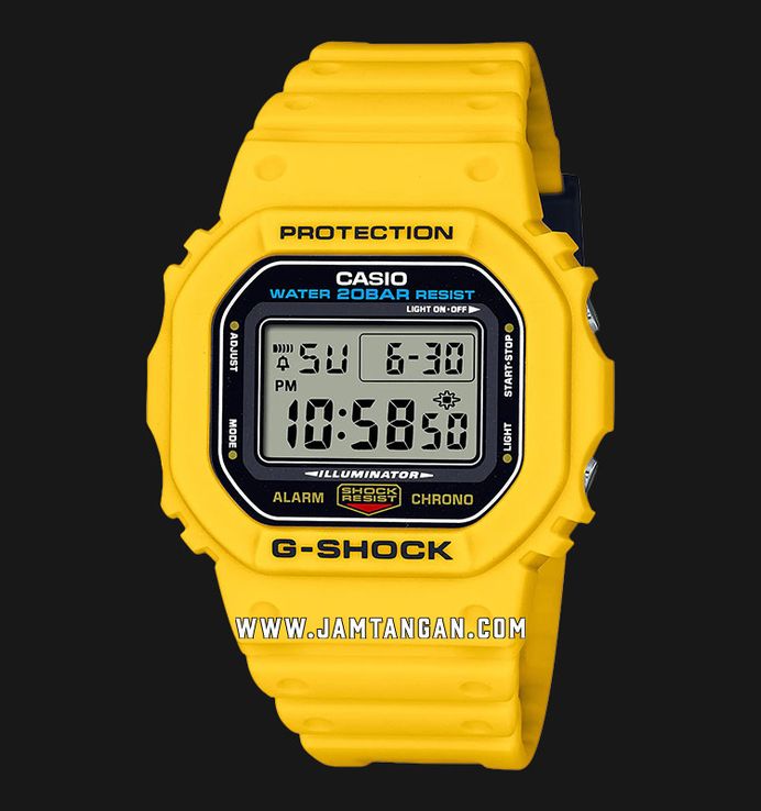 Casio dw 5600 yellow cheap