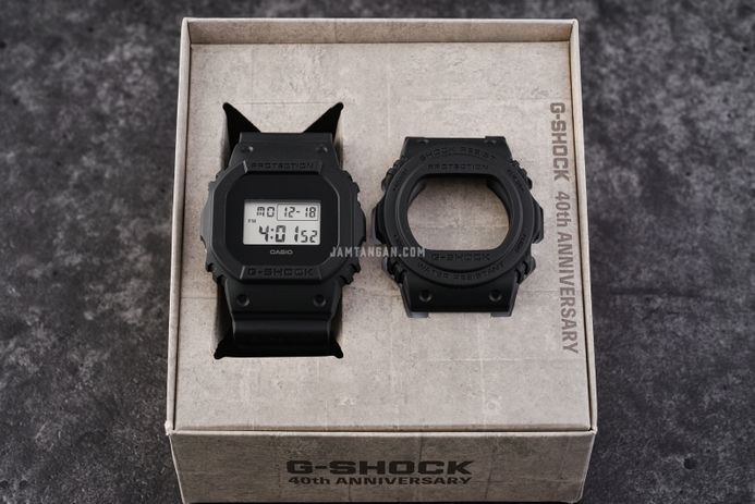 Casio G-Shock DWE-5657RE-1JR 40th Anniversary REMASTER BLACK Digital Dial Resin Band (JDM)