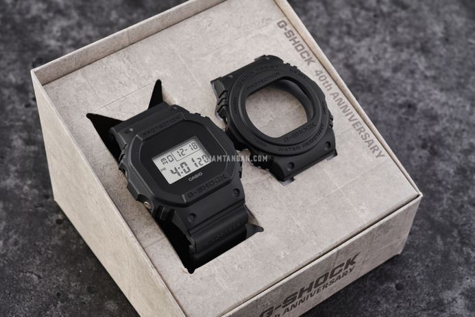 Casio G-Shock DWE-5657RE-1JR 40th Anniversary REMASTER BLACK Digital Dial Resin Band (JDM)