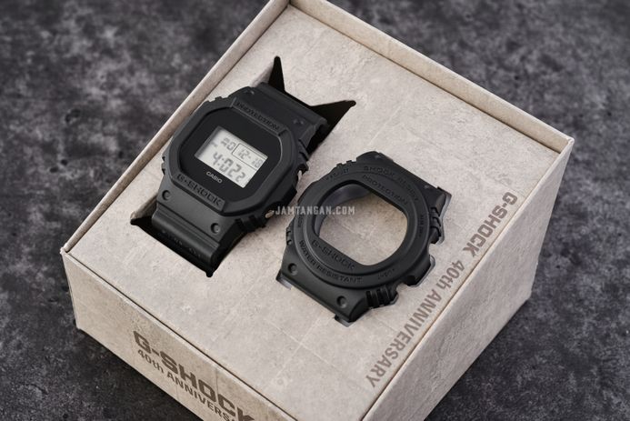 Casio G-Shock DWE-5657RE-1JR 40th Anniversary REMASTER BLACK Digital Dial Resin Band (JDM)