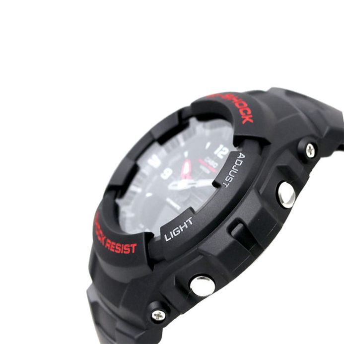 Casio G-Shock G-100-1BMJF Digital Analog Dial Black Resin Band (JDM)