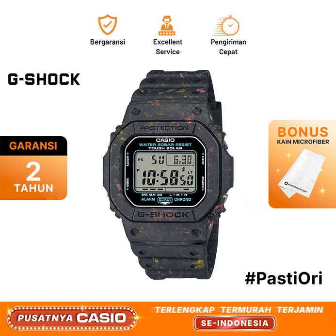 Casio G-Shock G-5600BG-1DR Celebrate The G-SHOCK Birthday Tough Solar  Digital Dial Black Resin Band