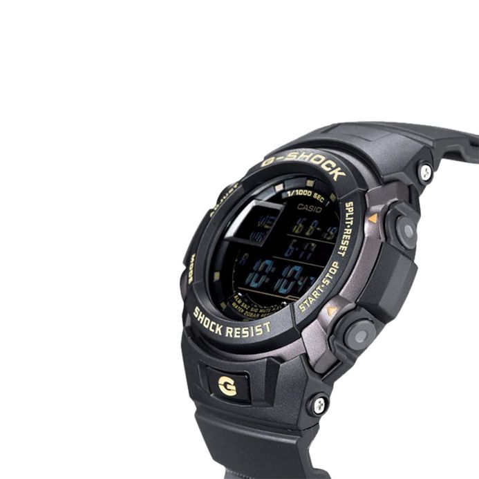 Casio G-Shock Standard G-7710-1DR Black Digital Dial Black Resin Strap