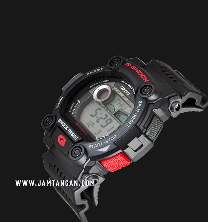 Casio G-Shock G-Rescue G-7900-1DR Digital Dial Black Resin Band