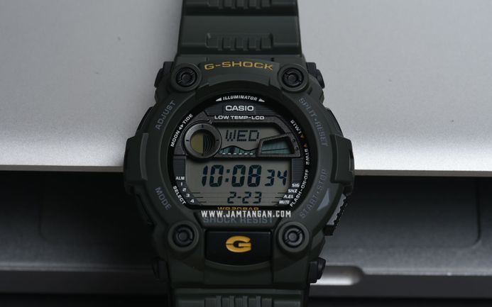 Casio G-Shock G-7900-3DR Digital Dial Dark Green Resin Band