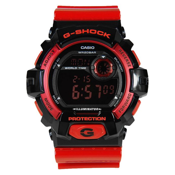 Casio G-Shock G-8900SC-1R G-8900SC-1RDR Black Digital Dial Red