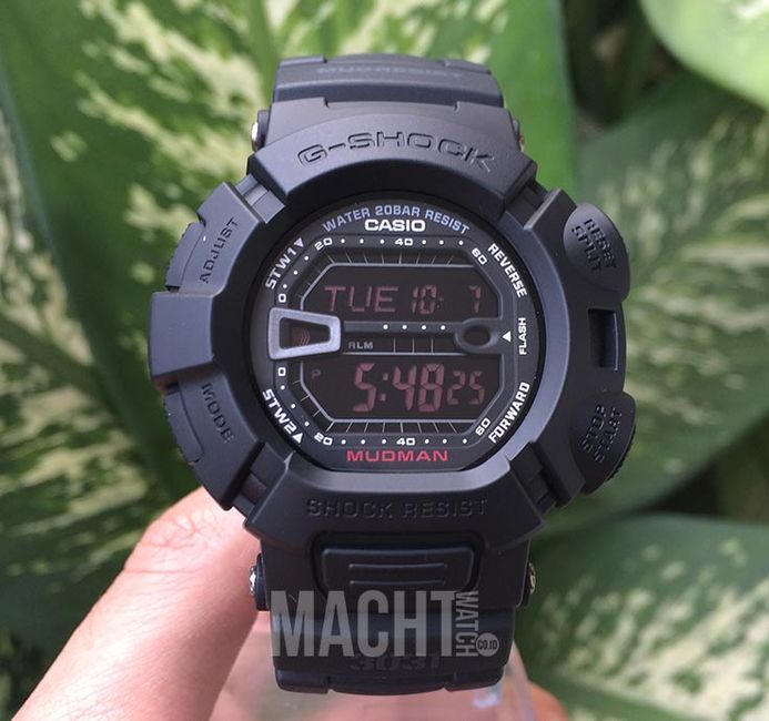 Casio G-Shock MUDMAN G-9000MS-1 G-9000MS-1DR Digital Display Dial