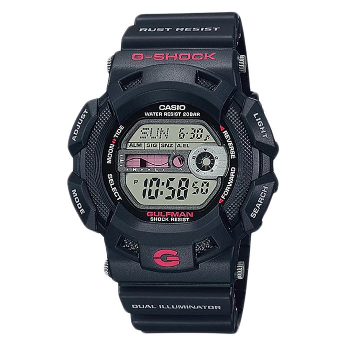 Casio G-Shock GULFMAN G-9100-1ER Man Black Resin Watch
