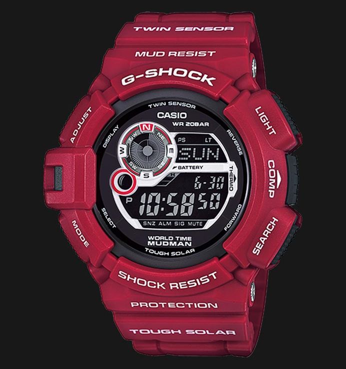 casio mudman mudman red eye price