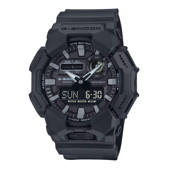 Casio G-Shock GA-010-1A1DR Analog Digital Black Dial Black Resin Band