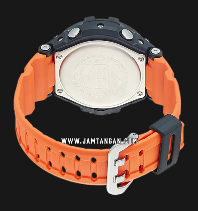 Casio G-Shock Gravitymaster GA-1000-4ADR Master Of G Twin Sensor Digital Compass Orange Resin Band