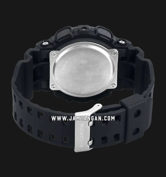Casio G-Shock GA-100CF-1ADR G-Classic Camouflage Digital Analog Dial Black Resin Band