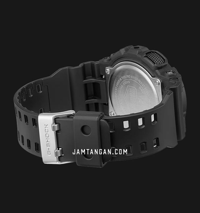 Casio G-Shock GA-100CY-1ADR Caution Yellow Series Digital Analog Dial Black Resin Band