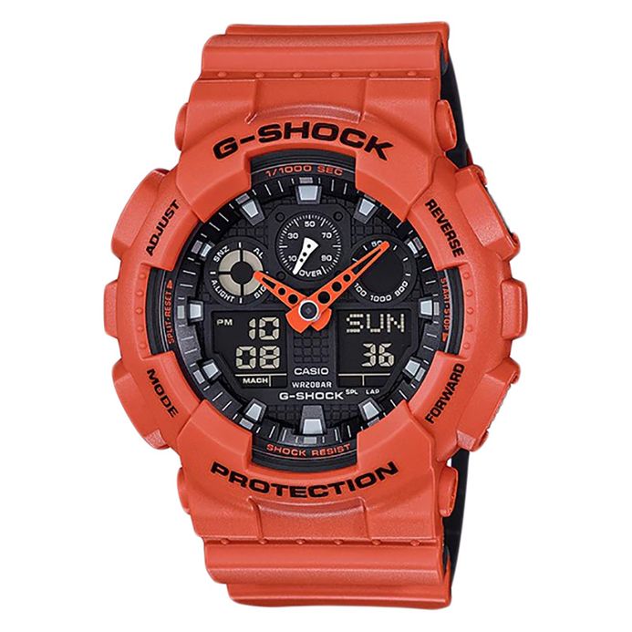 Ga 100l Casio G Shock Ga 100 Military GA100MF-1A Multifluorescent