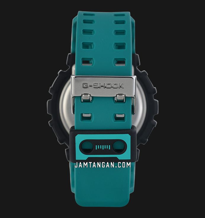 Casio G-Shock GA-100MT-1A3DR Mix Tape Series Digital Analog Dial Green Resin Band