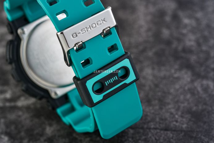 Casio G-Shock GA-100MT-1A3DR Mix Tape Series Digital Analog Dial Green Resin Band