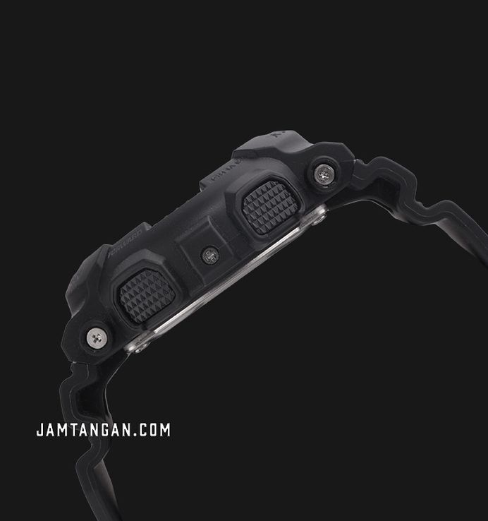 Casio G-Shock GA-100WD-1ADR Black And Briliant White Digital Analog Dial Black Resin Band