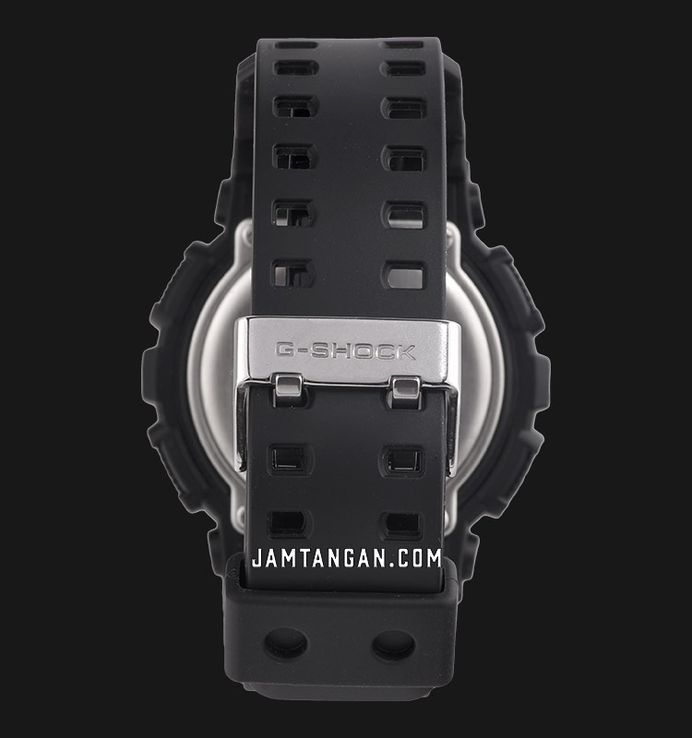 Casio G-Shock GA-100WD-1ADR Black And Briliant White Digital Analog Dial Black Resin Band