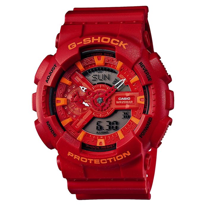 Casio G-Shock GA-110AC-4A GA-110AC-4AJF Hyper Red Digital Analog