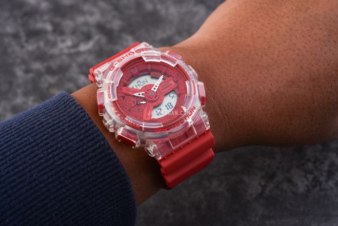 Casio G-Shock GA-110GL-4ADR Lucky Drop Series Inspired Capsule Toy Vending Machines Red Resin Band