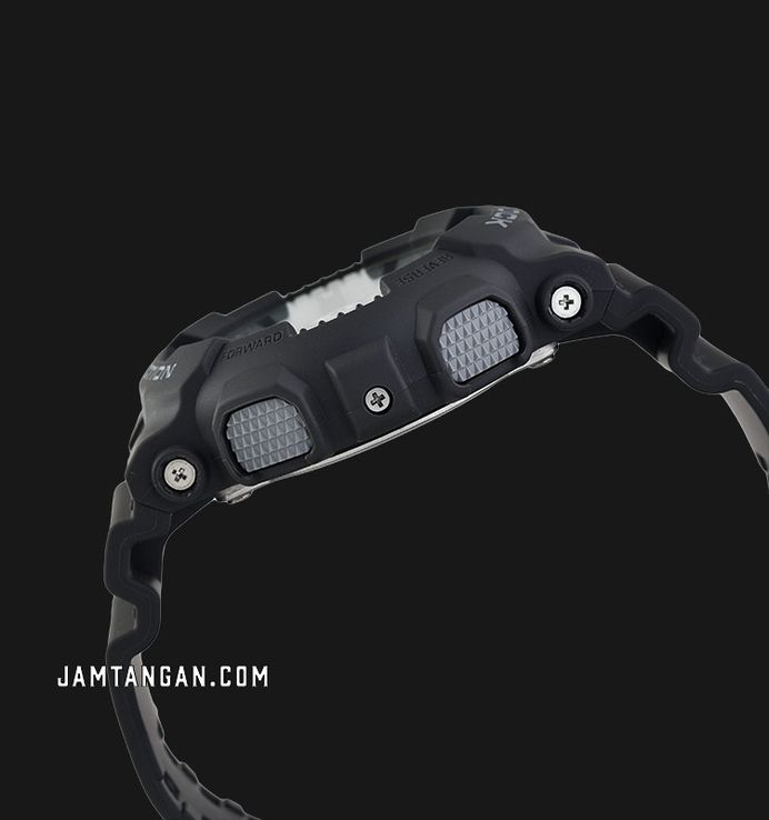 Casio G-Shock GA-110HD-8ADR Hidden Glow Series Digital Analog Luminous Dial Grey Resin Band
