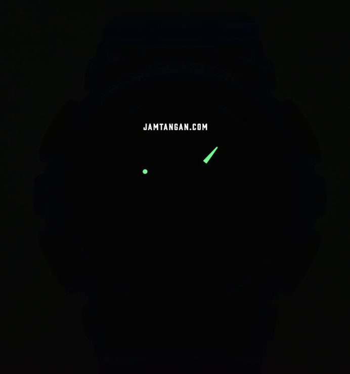 Casio G-Shock GA-110JT-2ADR Retrofuture With A Translucent Digital Analog Dial Blue Resin Band