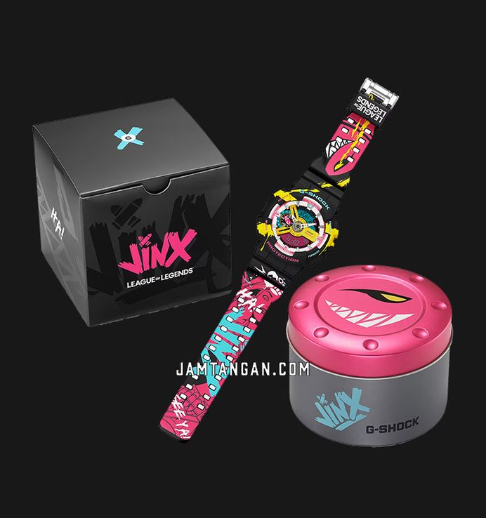 Casio G-Shock X League Of Legend GA-110LL-1ADR Jinx Edition Resin Band Special Edition