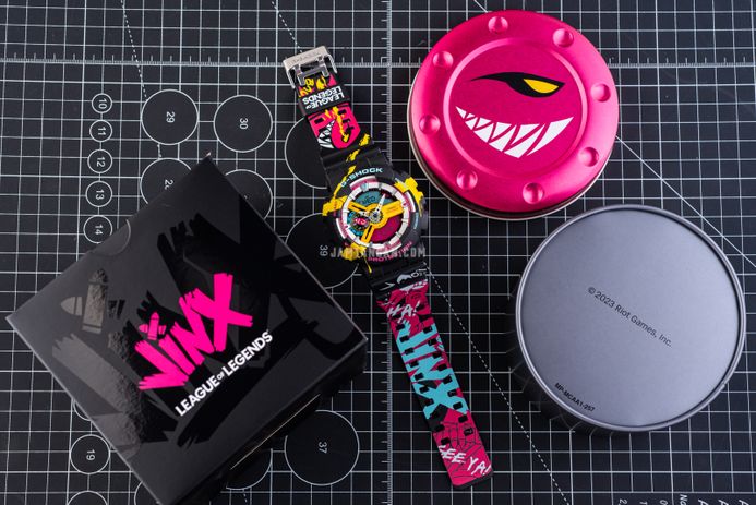 Casio G-Shock X League Of Legend GA-110LL-1ADR Jinx Edition Resin Band Special Edition