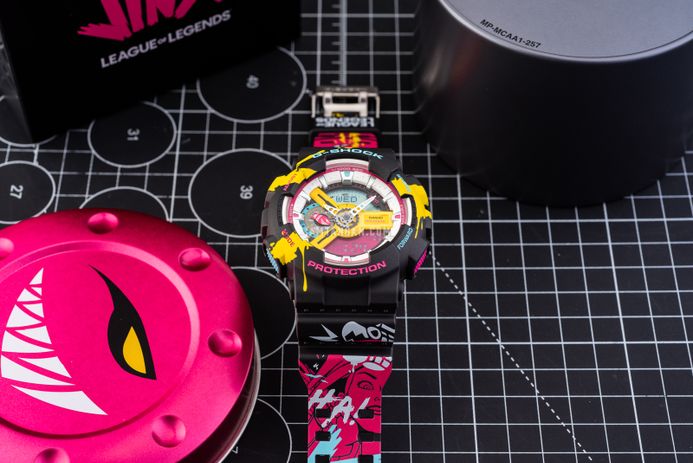 Casio G-Shock X League Of Legend GA-110LL-1ADR Jinx Edition Resin Band Special Edition