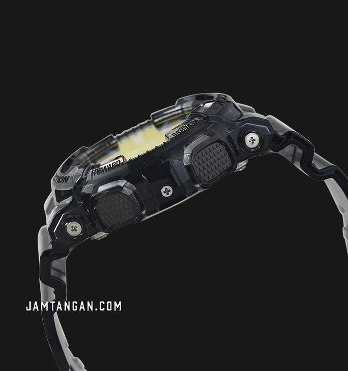 Casio G-Shock GA-110TLS-8ADR Beach Time Lapse Series Digital Analog Dial Grey Transparent Resin Band