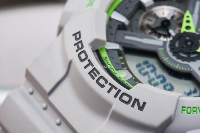 Casio G-Shock GA-110TS-8A3DR Digital Analog Dial Grey Resin Band