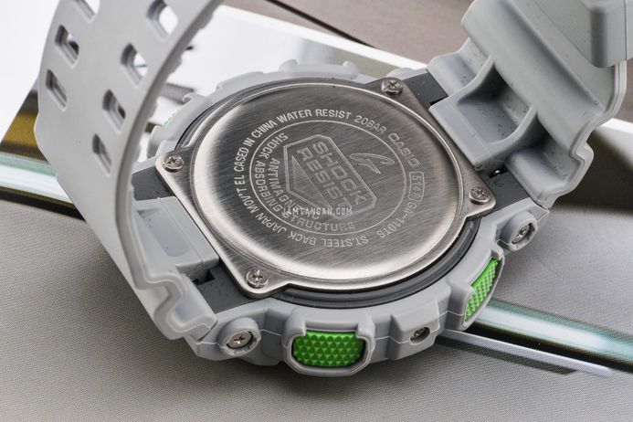 Casio G-Shock GA-110TS-8A3DR Digital Analog Dial Grey Resin Band