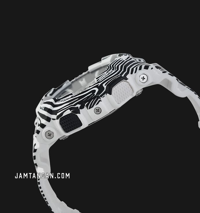 Casio G-Shock GA-110WLP-7ADR Wildlife Promising Grevys Zebra Digital Analog Dial Resin Band