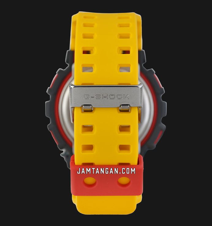 Casio G-Shock GA-110Y-9ADR 90s Sport Series Digital Analog Dial Yellow Resin Band