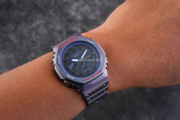 Casio G-Shock GA-2100AH-6ADR CasiOak Aim High Polarised Colour Gradation Resin Band
