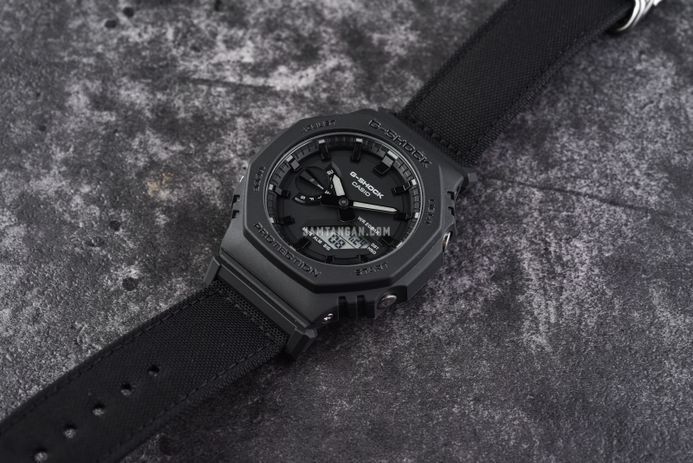 Cordura G Shock With Fabric Strap Casio G-Shock GA-2100BCE-1ADR