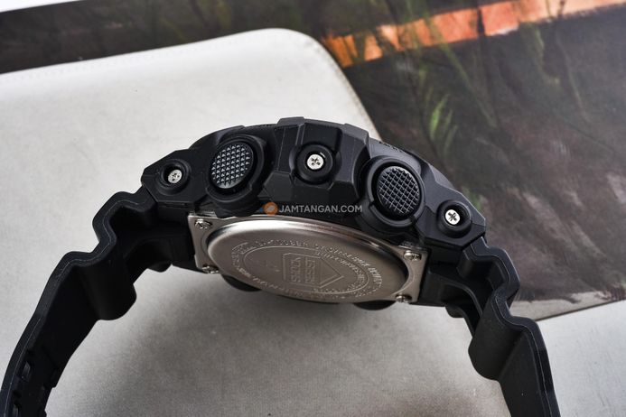 Casio G-Shock GA-700BBR-1A – Orologio Analogico-Digitale, Cassa In Resina Nero/Rossa, Dimensioni 57,5x53,4x18,5 Mm, Resistente Agli Urti - 2