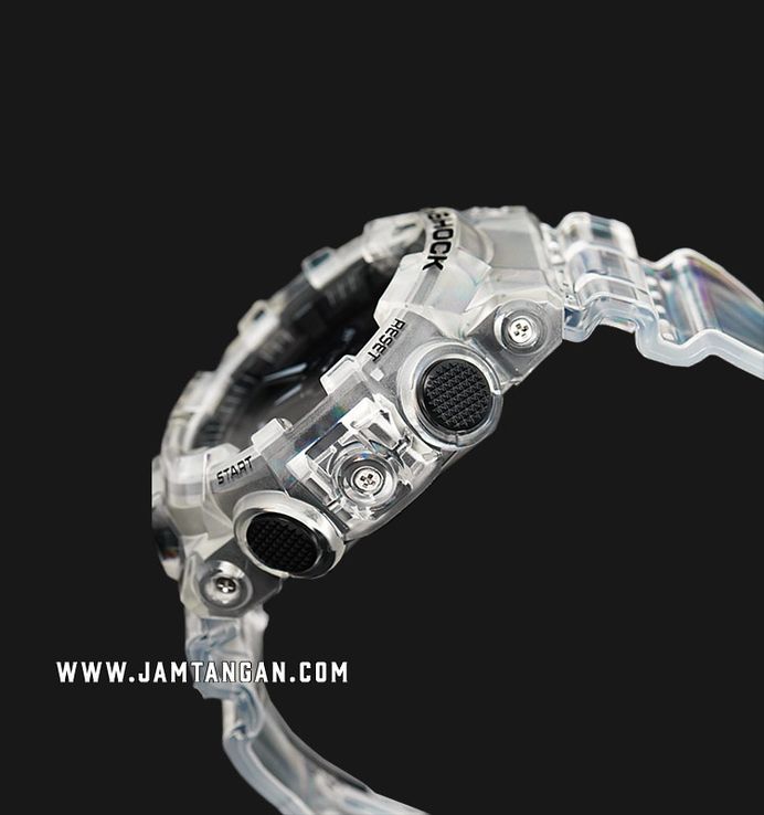 Casio G-Shock GA-700SKE-7ADR Transparent Pack Men Digital Analog Dial Clear Resin Band