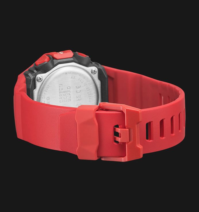 Casio G-Shock GA-B001-4ADR Digital Analog Dial Red Resin Band