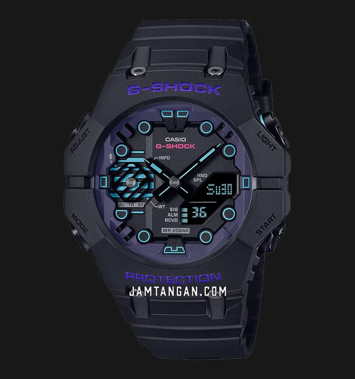 Casio G-Shock GA-B001CBR-1ADR Cyberspace Digital Analog Dial Black Resin Band