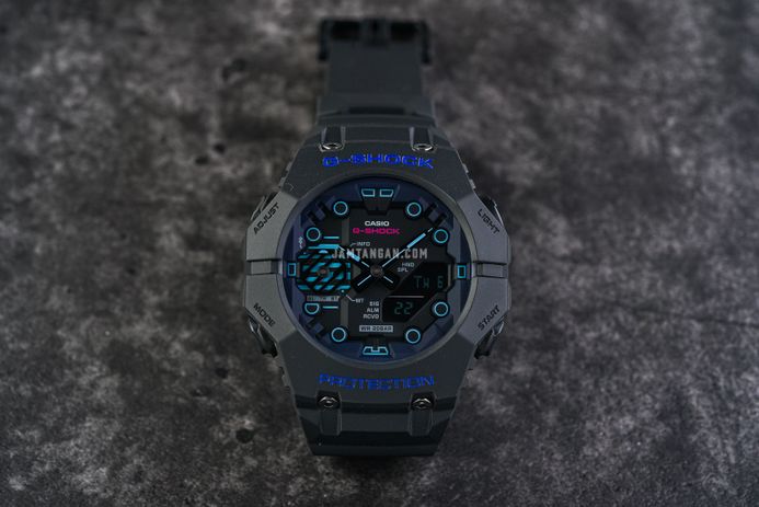 Casio G-Shock GA-B001CBR-1ADR Cyberspace Digital Analog Dial Black Resin Band